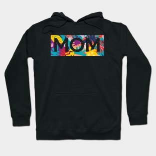 Mom, Mothers Day Gift, Tropical Floral Pattern Hoodie